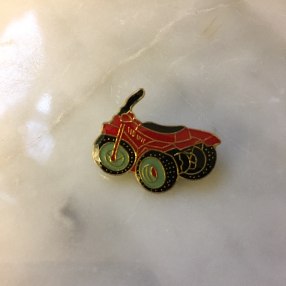80s Enamel ATV Pin - Picture 3 of 7